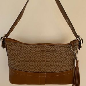 Coach Monogram Shoulder Bag